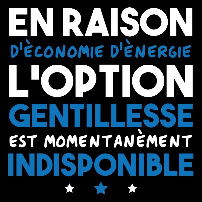 Option gentillesse indisponible