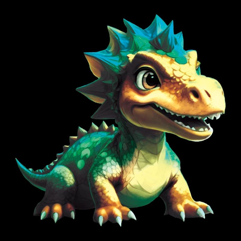 Dino, Dinosaur, Custom Text, Shape