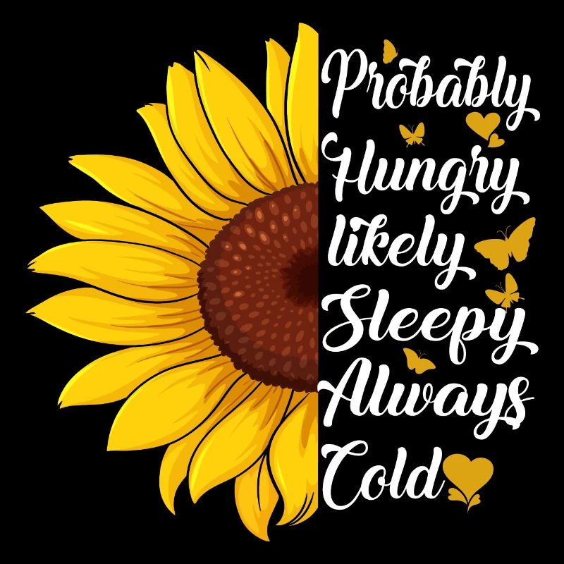 probably hungry likely sleepy always cold Vintage