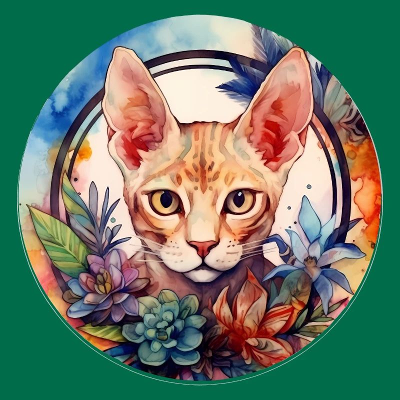 Devon Rex Katze Boho-Stil, Liebeskatzen