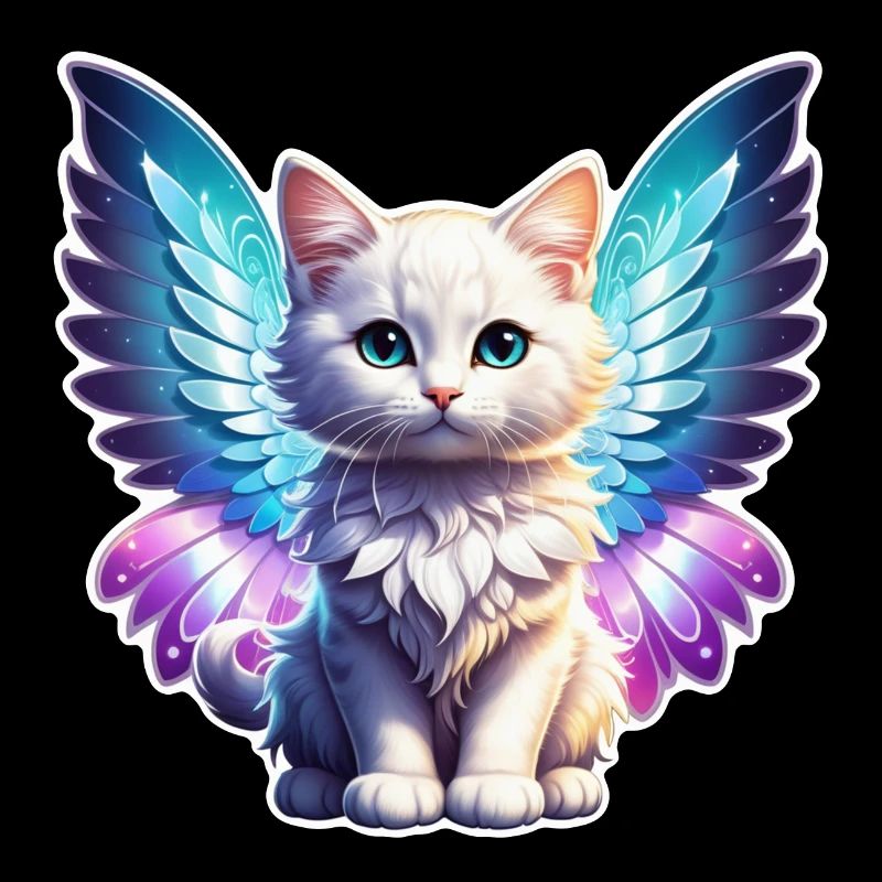 chat avec des ailes