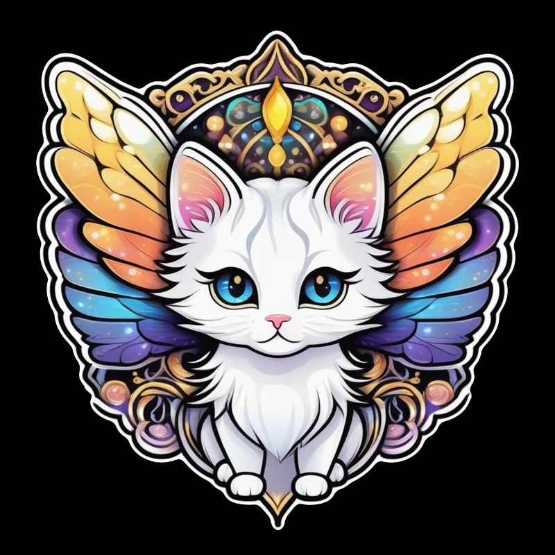 chat avec des ailes