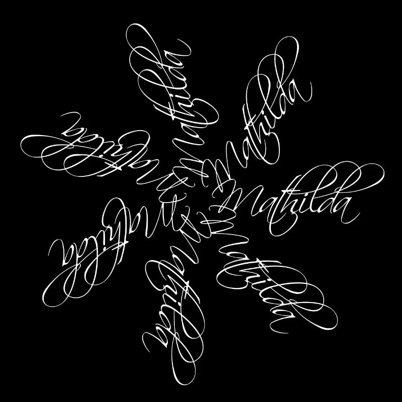 Mathilda Name Mandala