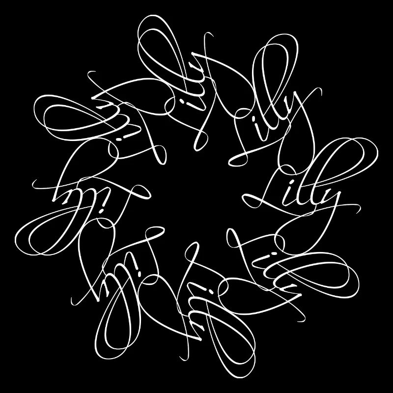 Lilly Name Namensmandala