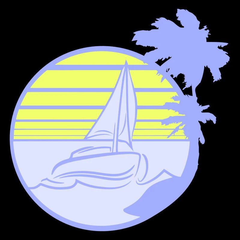Ship Sun Stripe Sailor Captain Water Boat