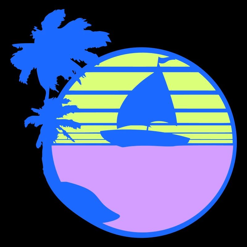 Ship Sun Stripe Sailor Captain Water Boat