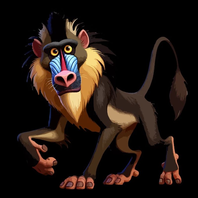 Mandrill baboon