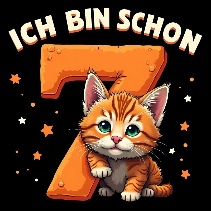 7. Geburtstag - Ich bin schon 7 Jahre