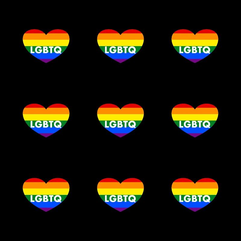 Rainbow Heart LGBTQ Pride