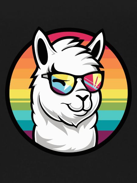 Alpaca Llama Cool Comic