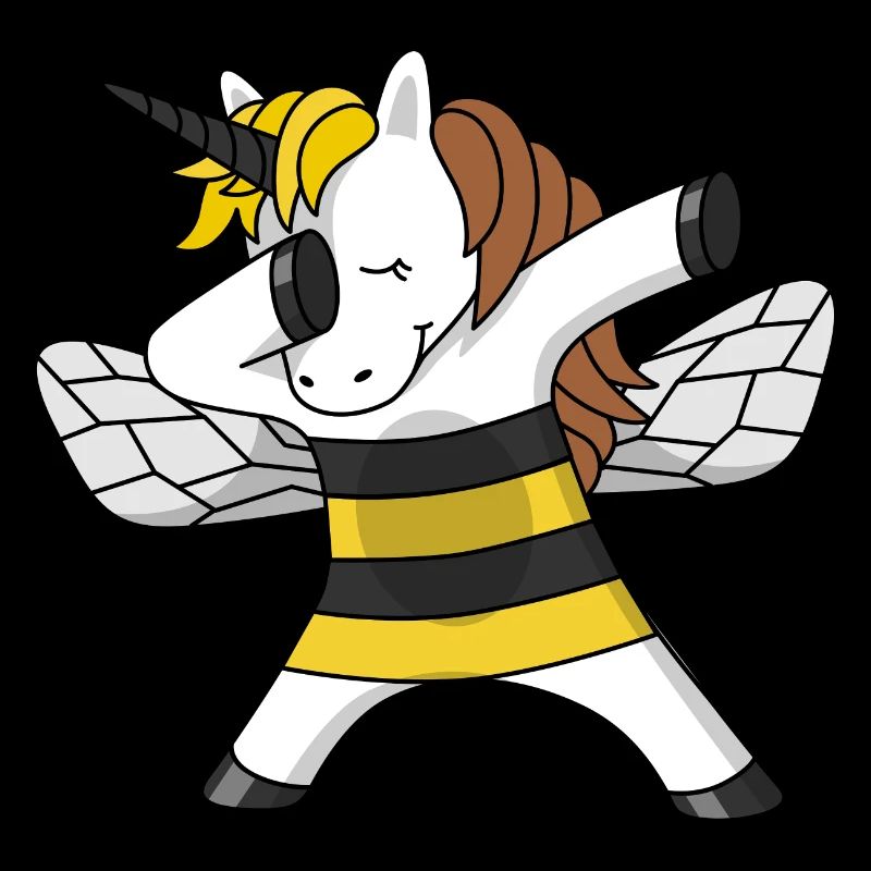 Bee Unicorn unicorn bee Beekeeper dabbing dab