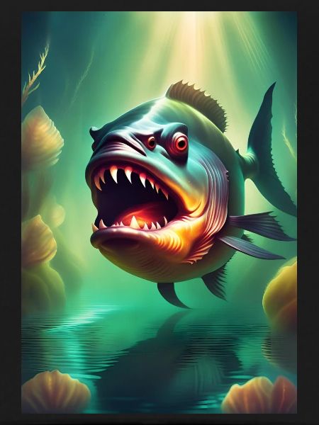 Abnormal monster fish