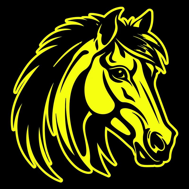 Pferd Kopf Porträt Symbol