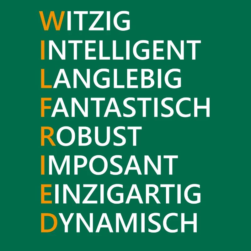Wilfried Name Geschenk