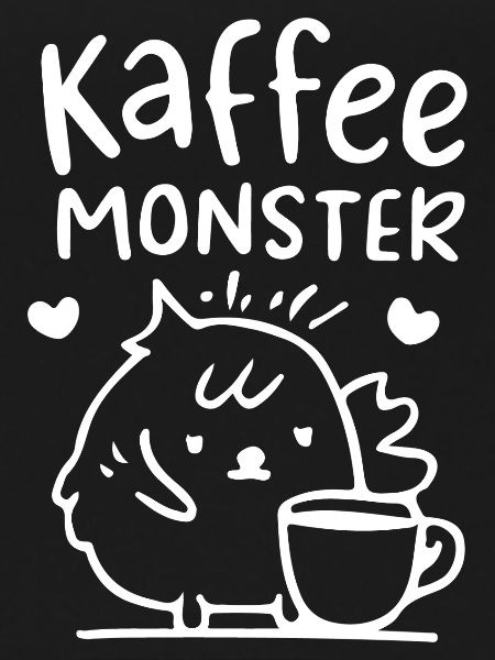 Coffee Monster Illustration