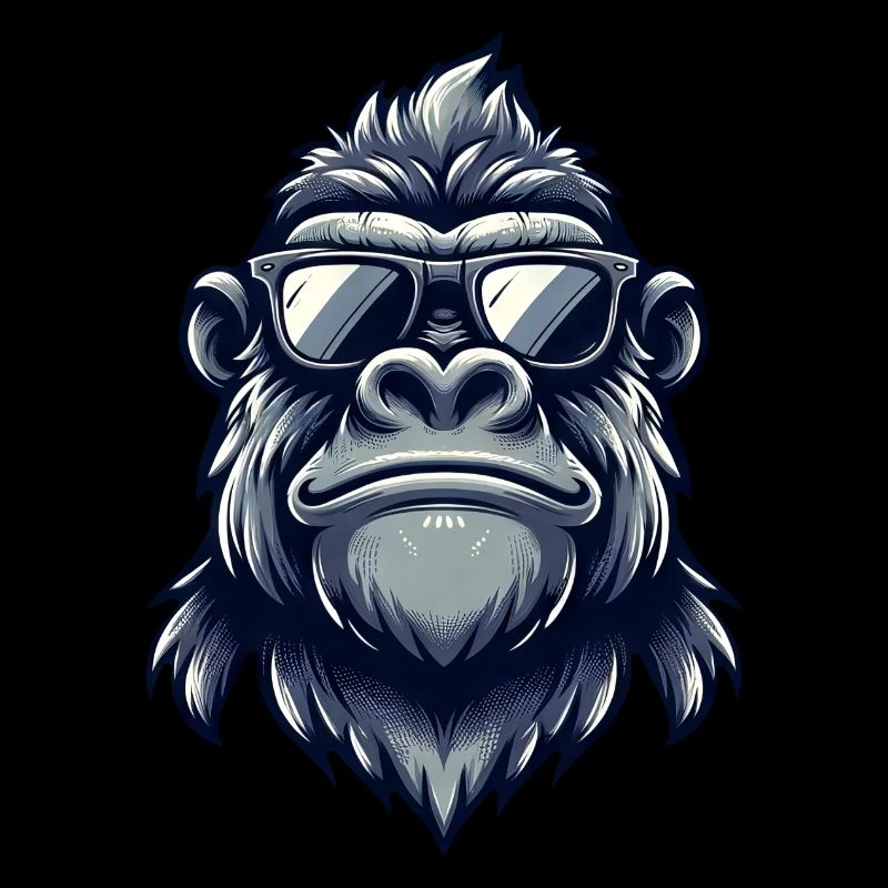 Cool Gorille Sunglasses Monkey
