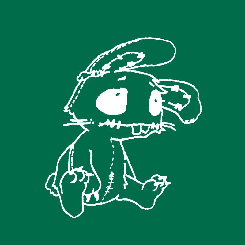 Sad Rabbit - funny emo bunny