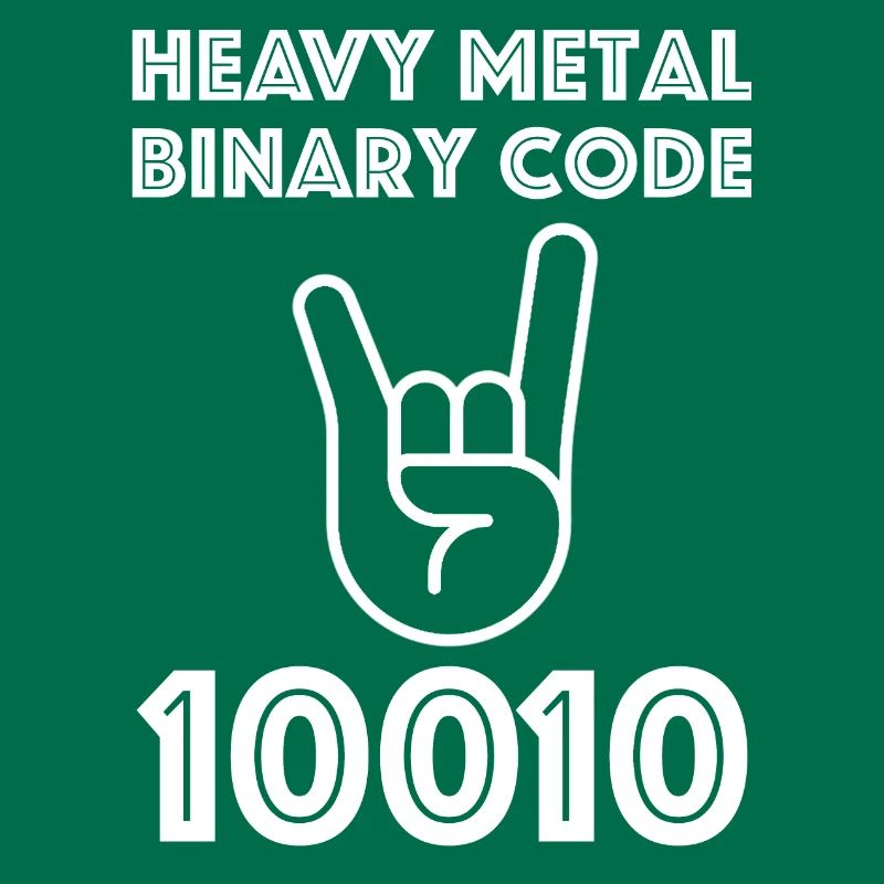 Heavy Metal Binary Code | Music, Guitar