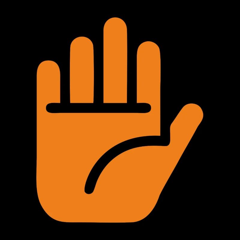 Main / Arrêt / Non.