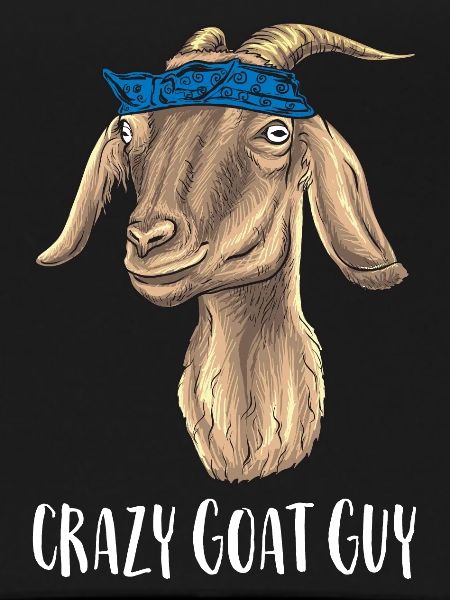 Crazy goat man