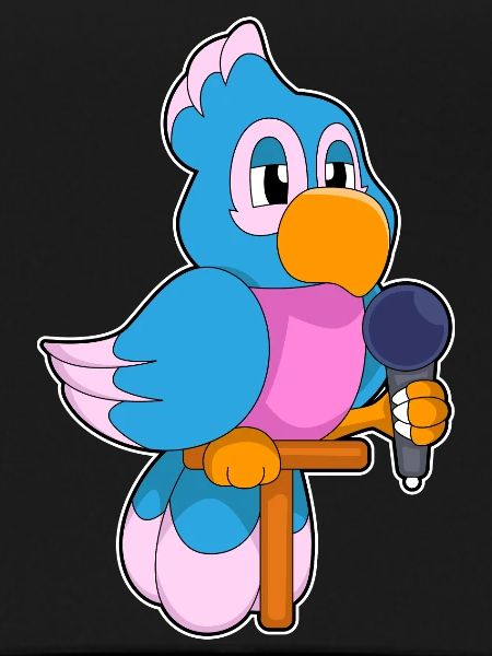Parrot Singer Microphone Singing
