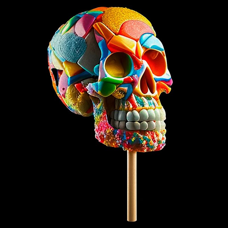 Sweets Lollipop Skull
