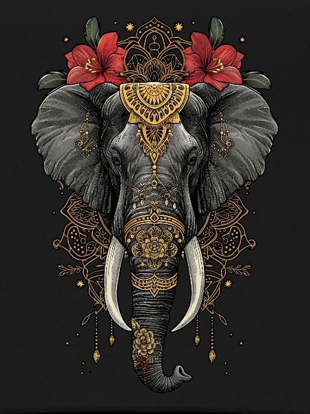 Mandala elephant