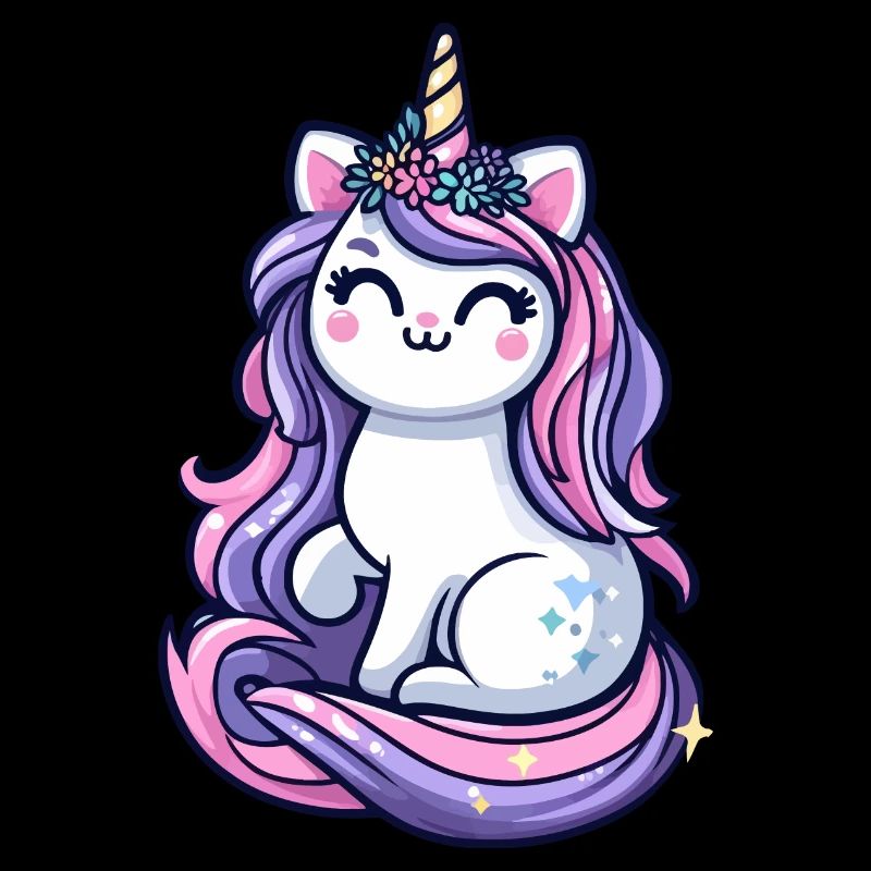 Cute Unicorn Cat