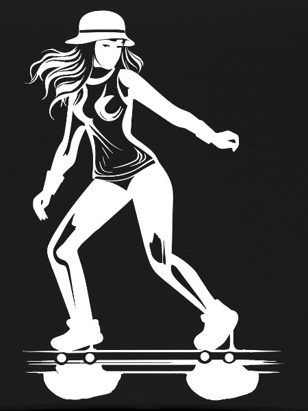 Roller Skating Drawing