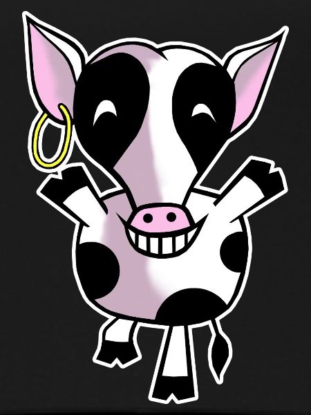 Happy cow
