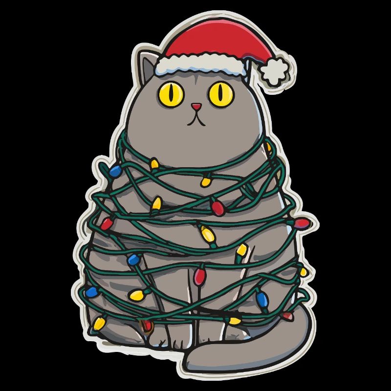 Clumsy Cat Christmas