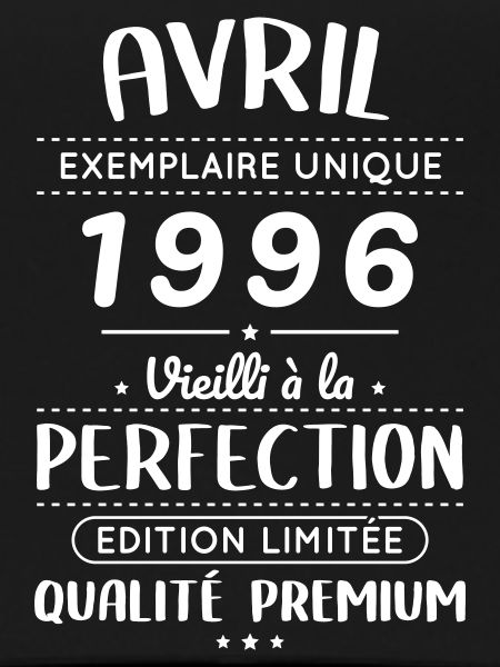 30th Anniversary - April 1996 Perfection