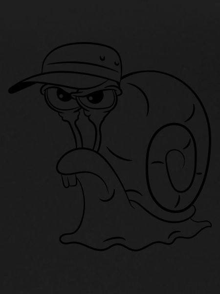 Snail funny evil
