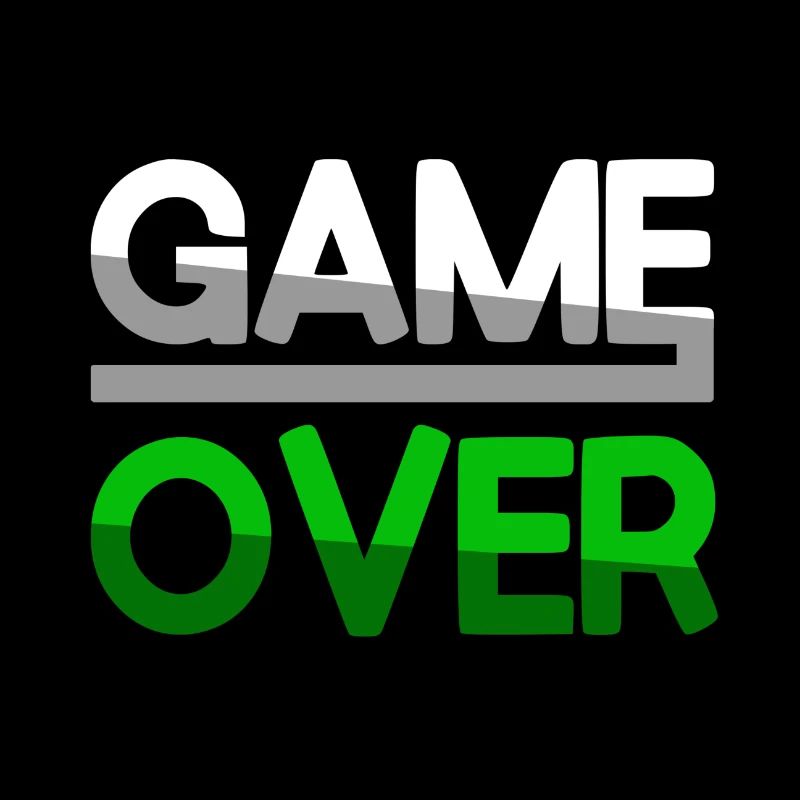 GAME OVER (Vert) - Jeux