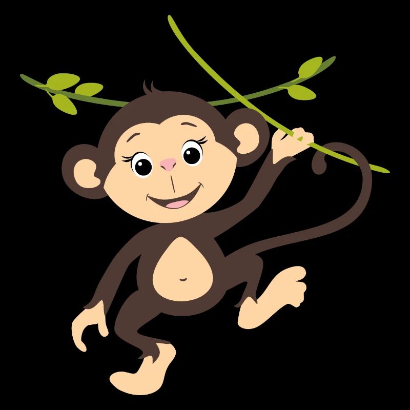 Happy smiling monkey