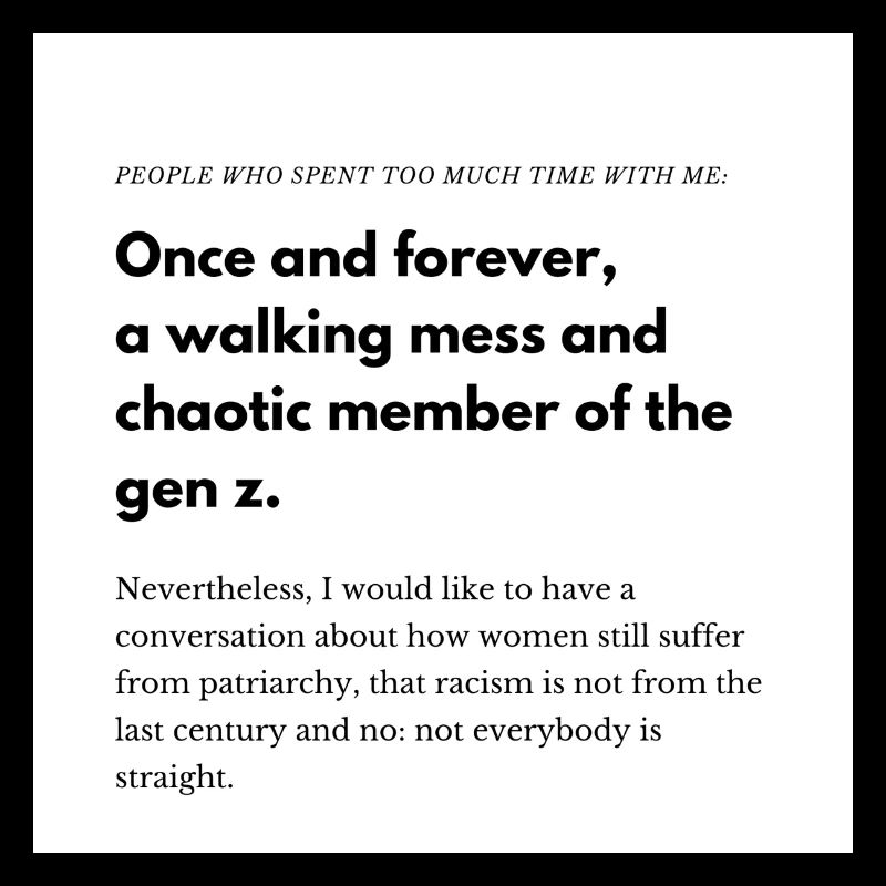 A walking mess.