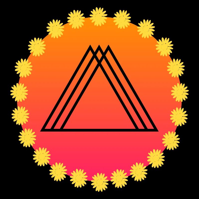 Sun and Flower Power Triangles