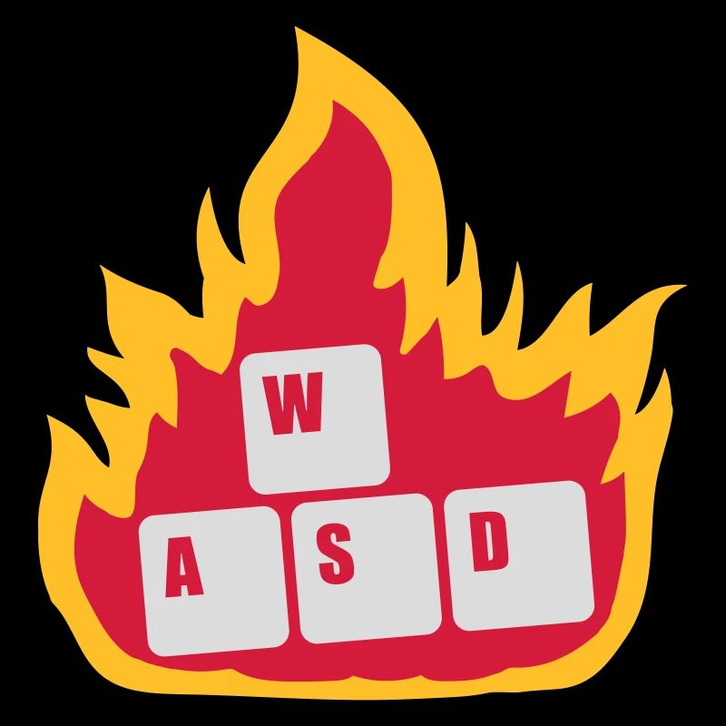 Nerd Computer WASD Clavier