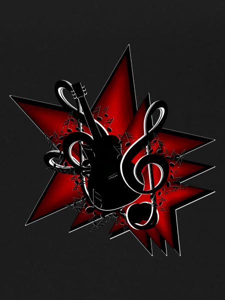 Star Guitar clef
