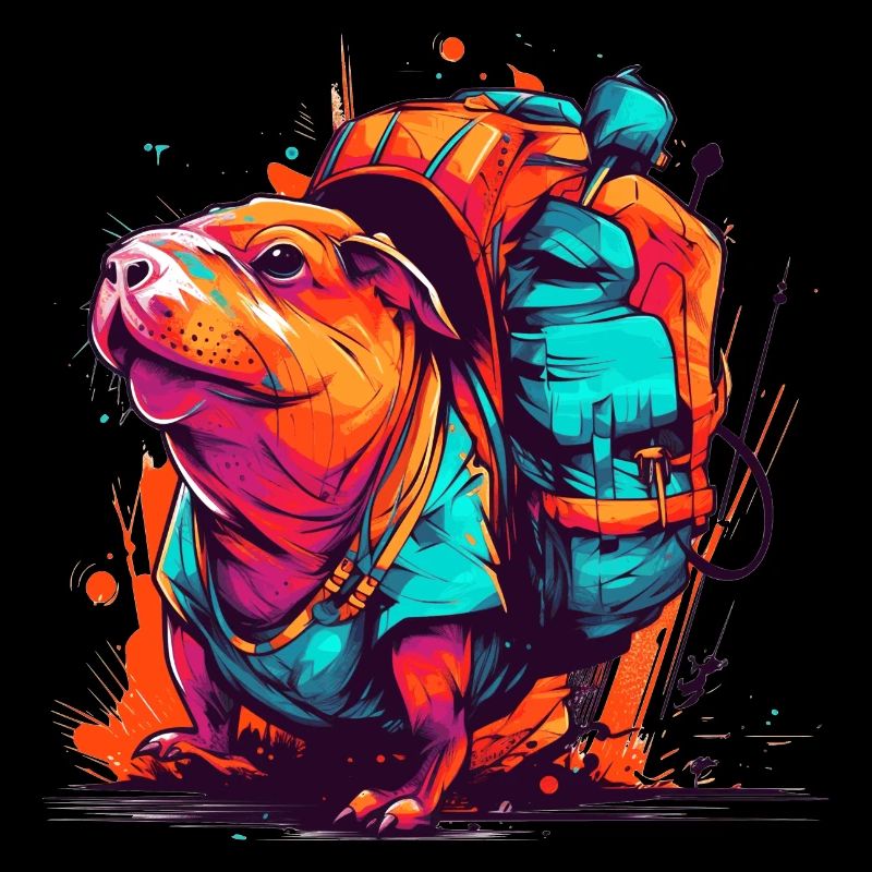 Mole rat on a big tour and wandering