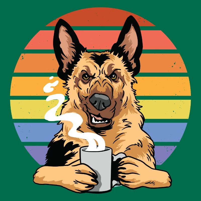 Retro German Shepherd