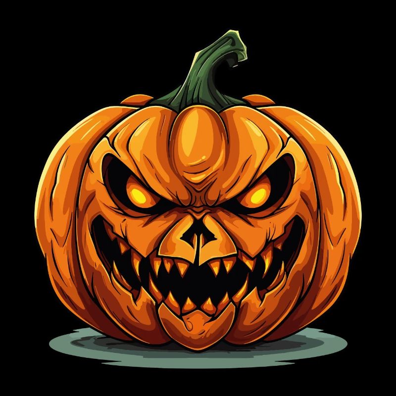 Halloween Pumpkin Head Spooky Spooky Horror