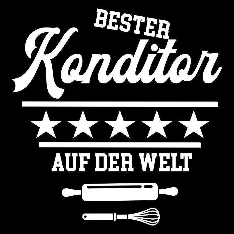 Bester Konditor der Welt weltbester Bäcker Meister