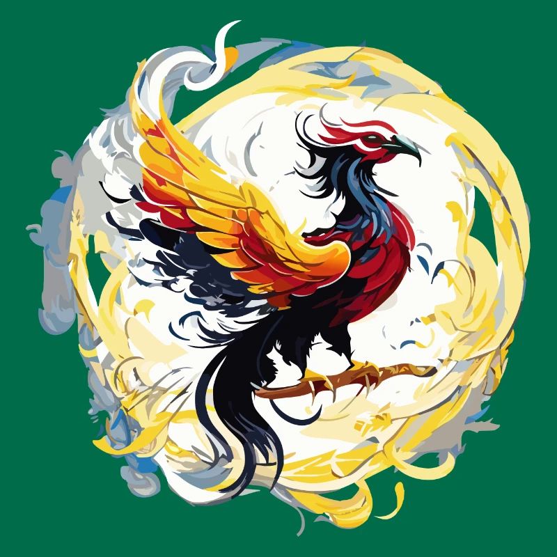 Flammender Phönix (Sammlung von Kunstwerken)