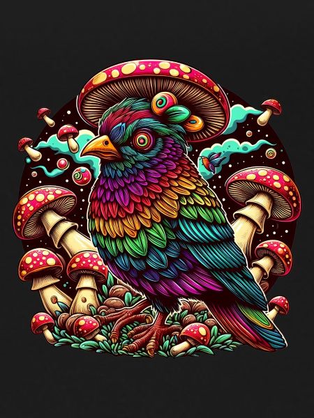 Psychedelische Eule