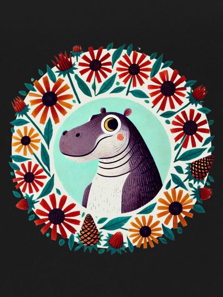 Retro Hippo