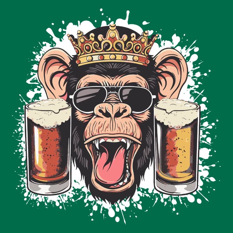 Monkey Beer Funny