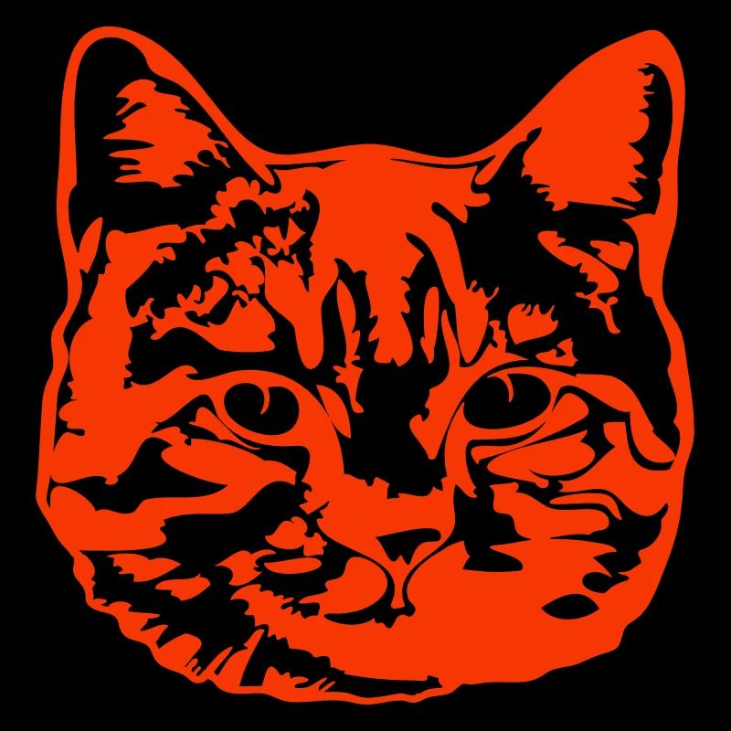Pretty Cat Realistic Looking Head Face