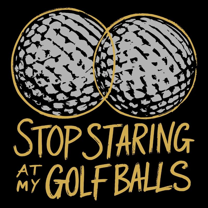 Arrêtez de regarder mes balles de golf !