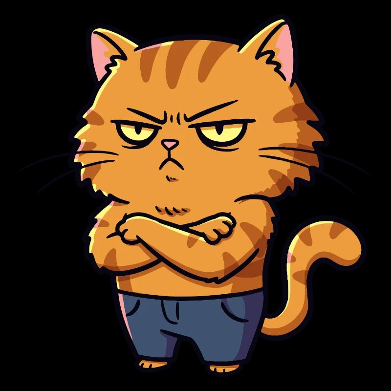 Irritated Cat